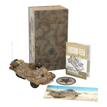 The Wand Company Fallout Desert Sandtrack Fusion Flea 1:18 Scale Diecast Replica