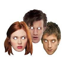 Star Cutouts Doctor Who Companions Face Mask 3 Pack