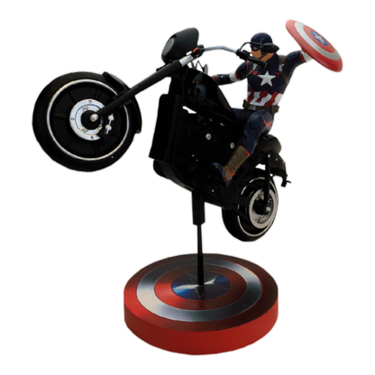 Factory Entertainment Avengers 2: Age of Ultron Captain America Rides Premium Motion Statue