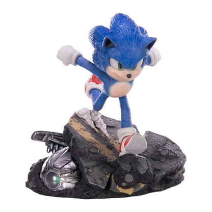 First 4 Figures Sonic The Hedgehog 2 Sonic Standoff Statue