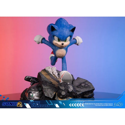 First 4 Figures Sonic The Hedgehog 2 Sonic Standoff Statue