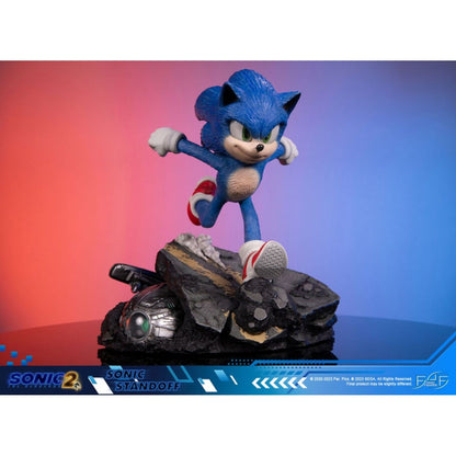 First 4 Figures Sonic The Hedgehog 2 Sonic Standoff Statue