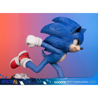 First 4 Figures Sonic The Hedgehog 2 Sonic Standoff Statue