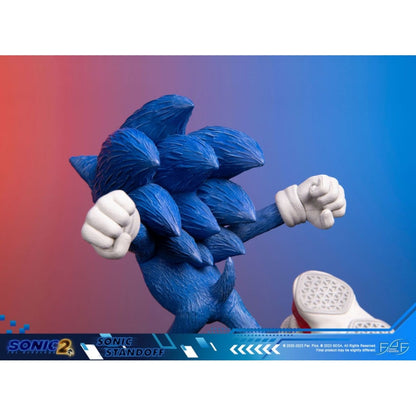First 4 Figures Sonic The Hedgehog 2 Sonic Standoff Statue