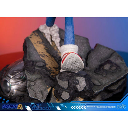 First 4 Figures Sonic The Hedgehog 2 Sonic Standoff Statue
