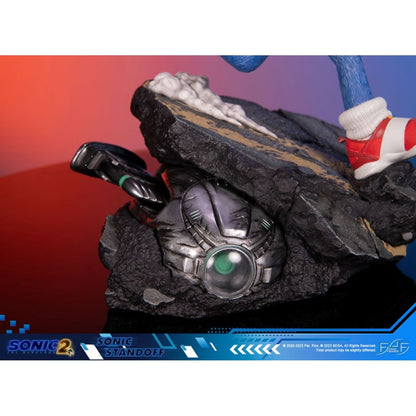 First 4 Figures Sonic The Hedgehog 2 Sonic Standoff Statue