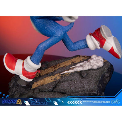First 4 Figures Sonic The Hedgehog 2 Sonic Standoff Statue