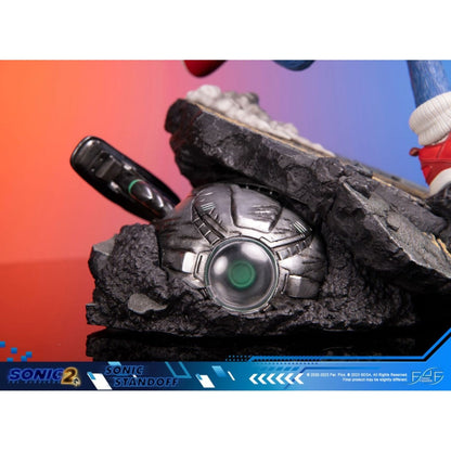 First 4 Figures Sonic The Hedgehog 2 Sonic Standoff Statue