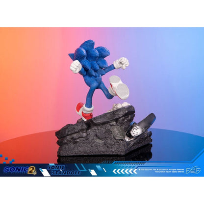 First 4 Figures Sonic The Hedgehog 2 Sonic Standoff Statue