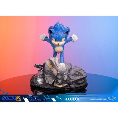 First 4 Figures Sonic The Hedgehog 2 Sonic Standoff Statue