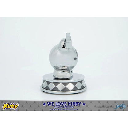 First 4 Figures Kirby We Love Kirby Diecast Statue [Silver Version]