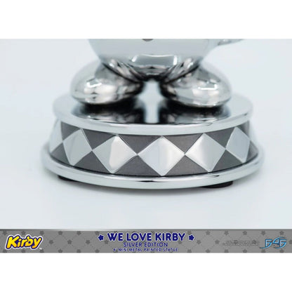 First 4 Figures Kirby We Love Kirby Diecast Statue [Silver Version]