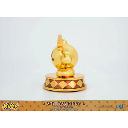 First 4 Figures Kirby We Love Kirby Diecast Statue [Gold Version]