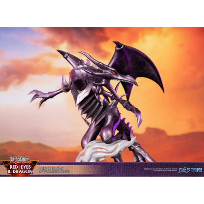 First 4 Figures Yu Gi Oh! Red Eyes Black Dragon (Purple Edition) PVC Statue