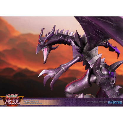 First 4 Figures Yu Gi Oh! Red Eyes Black Dragon (Purple Edition) PVC Statue