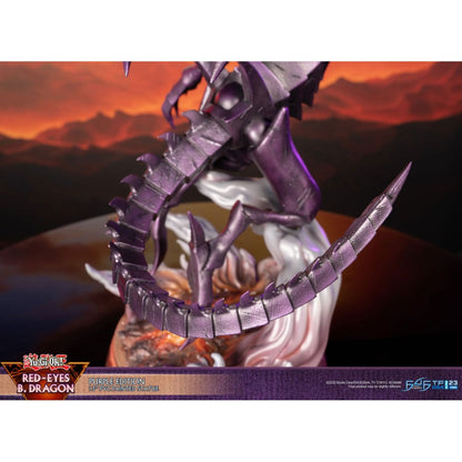 First 4 Figures Yu Gi Oh! Red Eyes Black Dragon (Purple Edition) PVC Statue