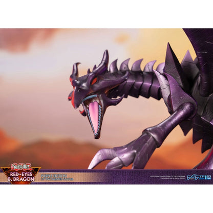First 4 Figures Yu Gi Oh! Red Eyes Black Dragon (Purple Edition) PVC Statue