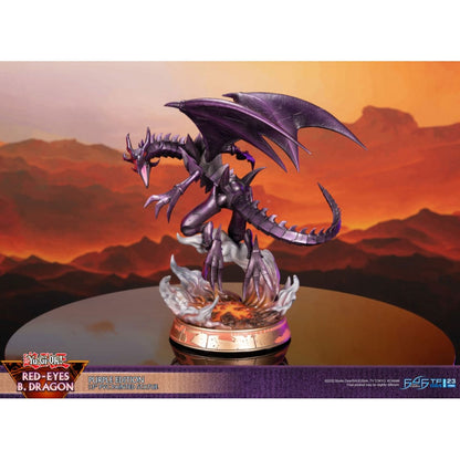 First 4 Figures Yu Gi Oh! Red Eyes Black Dragon (Purple Edition) PVC Statue