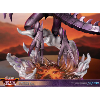 First 4 Figures Yu Gi Oh! Red Eyes Black Dragon (Purple Edition) PVC Statue