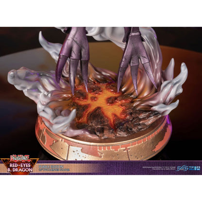 First 4 Figures Yu Gi Oh! Red Eyes Black Dragon (Purple Edition) PVC Statue