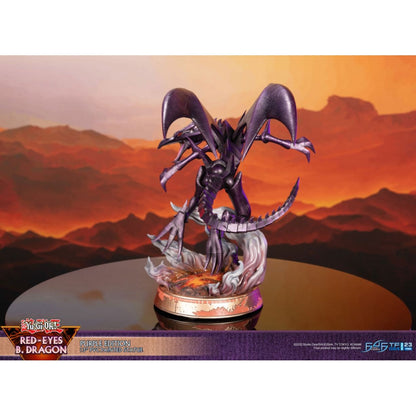 First 4 Figures Yu Gi Oh! Red Eyes Black Dragon (Purple Edition) PVC Statue