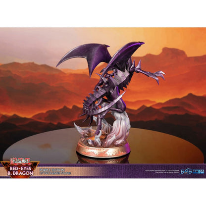 First 4 Figures Yu Gi Oh! Red Eyes Black Dragon (Purple Edition) PVC Statue