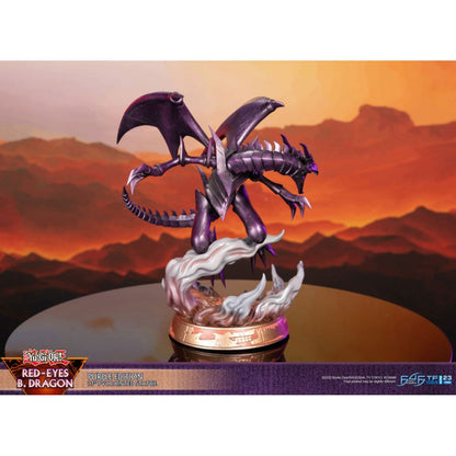 First 4 Figures Yu Gi Oh! Red Eyes Black Dragon (Purple Edition) PVC Statue