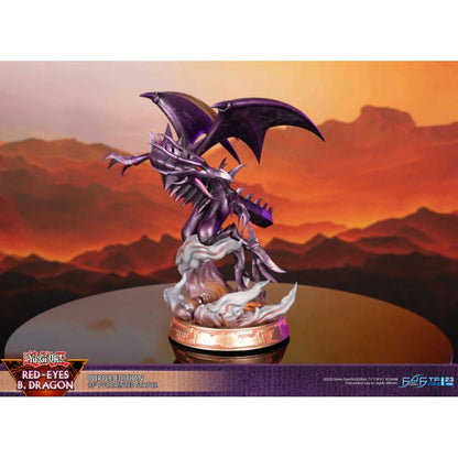 First 4 Figures Yu Gi Oh! Red Eyes Black Dragon (Purple Edition) PVC Statue