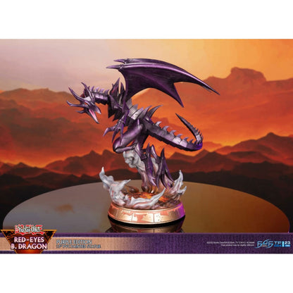 First 4 Figures Yu Gi Oh! Red Eyes Black Dragon (Purple Edition) PVC Statue