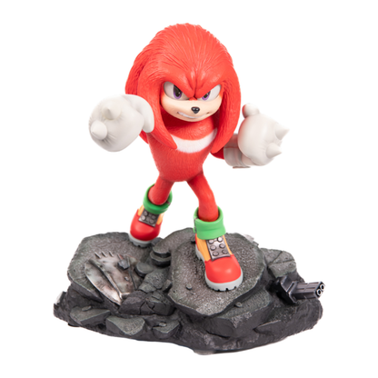 First 4 Figures Sonic The Hedgehog 2 Knuckles Standoff Statue