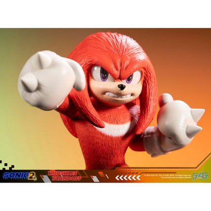 First 4 Figures Sonic The Hedgehog 2 Knuckles Standoff Statue