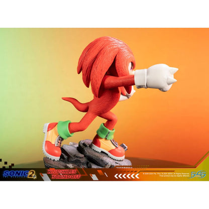 First 4 Figures Sonic The Hedgehog 2 Knuckles Standoff Statue