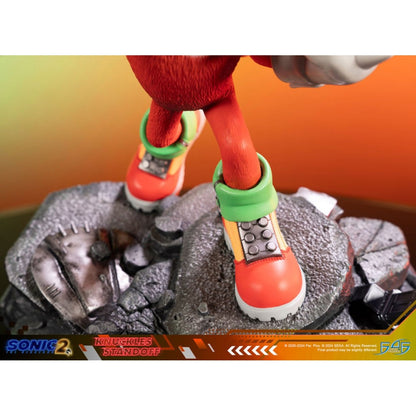 First 4 Figures Sonic The Hedgehog 2 Knuckles Standoff Statue