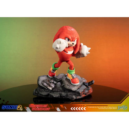 First 4 Figures Sonic The Hedgehog 2 Knuckles Standoff Statue