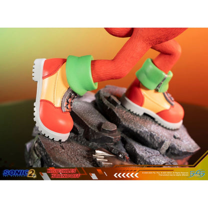 First 4 Figures Sonic The Hedgehog 2 Knuckles Standoff Statue