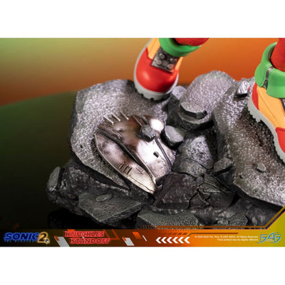 First 4 Figures Sonic The Hedgehog 2 Knuckles Standoff Statue