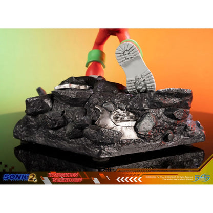 First 4 Figures Sonic The Hedgehog 2 Knuckles Standoff Statue