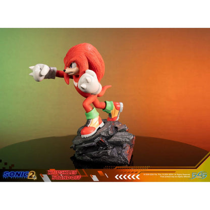 First 4 Figures Sonic The Hedgehog 2 Knuckles Standoff Statue