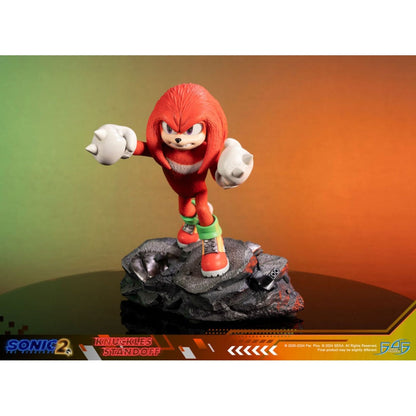 First 4 Figures Sonic The Hedgehog 2 Knuckles Standoff Statue