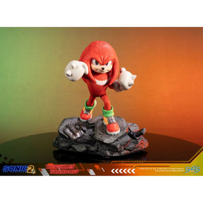 First 4 Figures Sonic The Hedgehog 2 Knuckles Standoff Statue