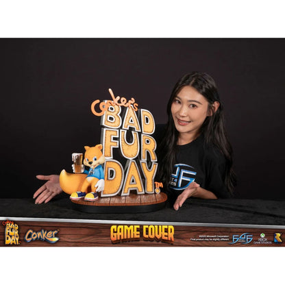 First 4 Figures Conker's Bad Fur Day Game Cover Resin Statue