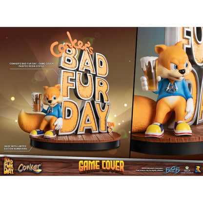 First 4 Figures Conker's Bad Fur Day Game Cover Resin Statue