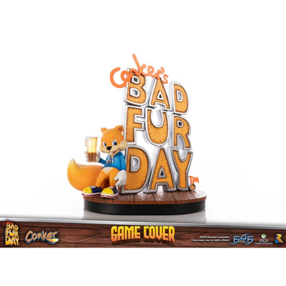 First 4 Figures Conker's Bad Fur Day Game Cover Resin Statue