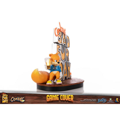 First 4 Figures Conker's Bad Fur Day Game Cover Resin Statue