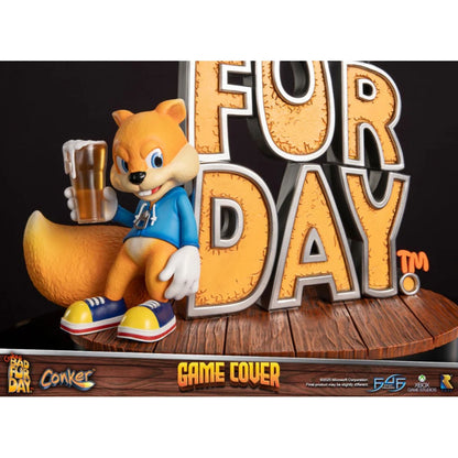 First 4 Figures Conker's Bad Fur Day Game Cover Resin Statue