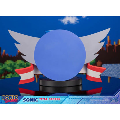 First 4 Figures Sonic Sonic The Hedgehog Title Screen Statue
