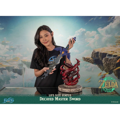 First 4 Figures The Legend of Zelda:Tears of the Kingdom Decayed Master Sword Life Size Statue