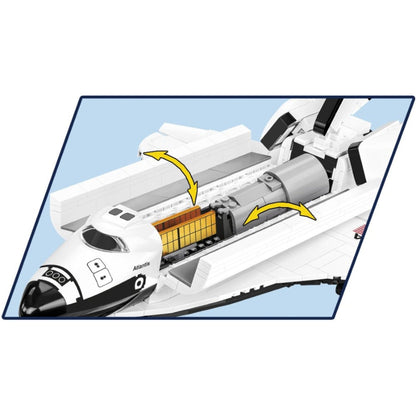 Cobi Cobi Space Shuttle Atlantis Model (685 Piece Kit)