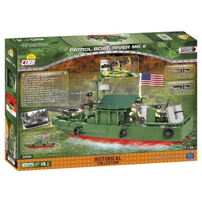 Cobi Vietnam War Patrol Boat River MkII (618 Piece Kit)
