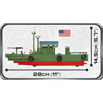 Cobi Vietnam War Patrol Boat River MkII (618 Piece Kit)